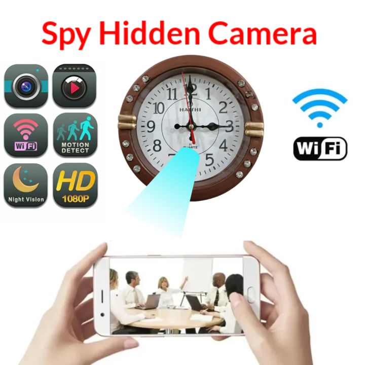 spy net WiFi Wall clock Hd Camera Daraz.pk