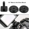 Camera Screw Mount Set 26Pcs 1/4 Inch and 3/8 Inch Converter Threaded Screws Adapter Flash Shoe Mount. 