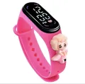 Diseny Mickey Children Watches For Girls Electronic Bracelet Sports Touch Led. 
