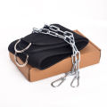 Exercise Gym training weight lifting chain belt for weight lifting, tricep dips, INS + weighted pull-ups weight lifting chain belt, black dipping belt. 