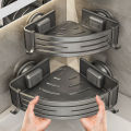 No-Drill Suction Cup Storage Rack, Bathroom Toilet Wall Mounted Hand Washing, Shower Room, Wall Mounted Triangular.
