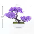 1pcs Multicolor Artificial Plants Bonsai Spruce Small Tree Pot Fake Plant Flowers Potted Ornaments For Home Room Table Decoration Hotel Garden Decor. 