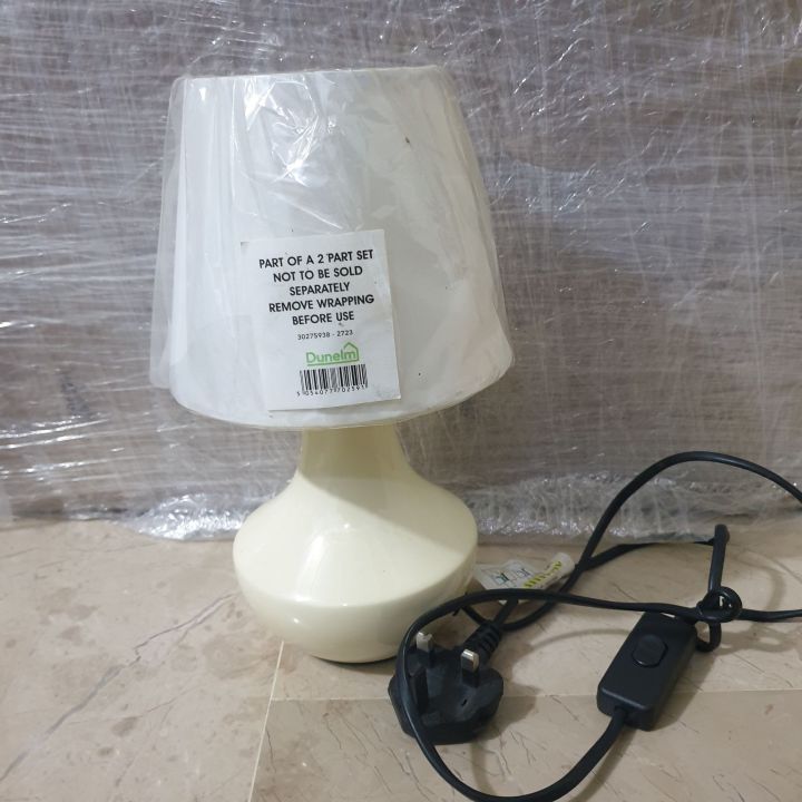 (Q). Sandi Dunelm Ceramic Table Lamp