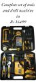 Dewalt and Superstar china lot Cordless drill machine set with full tool kit and hammer includes all drivers and all tools with two batteries. 