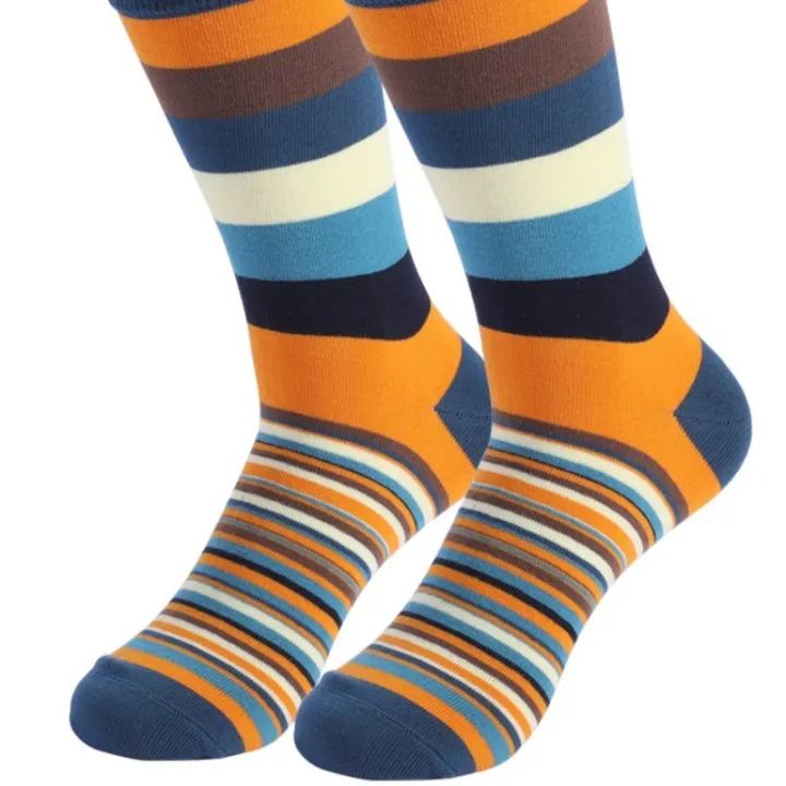 5%20Pairs%20Spring%20Autumn%20New%20Large%20Classic%20Color%20Middle%20Tube%20Men's%20Socks%20Thick%20and%20Stripe%20Style%20Small%20and%20Unique%20Men's%20Long%20Socks%20-%20Image%205