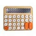 Electric Calculator Dexin DX-8869 | Mechanical Buttons multicolor, for Desktop financial accounting. 