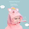 Cute Kids Raincoat Wateproof Children Dinosaur Unicorn Rain Poncho Rain Coat Jacket with Backpack Position Student RainWear. 