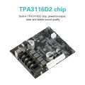 502T Microphone Audio Integrated Machine 2.0 Channel Bluetooth Amplifier Board 50W*2 TPA3116D2 Dual Channel Amplifier Board. 