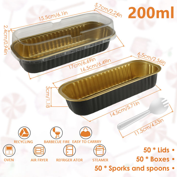 Mini%20Cake%20Pans%20with%20Lids%20and%20Spoons%20200ml%20Non-Stick%20Foil%20Baking%20Pans%20Tins%20Reusable%20Aluminum%20Foil%20Loaf%20Pans%20for%20Home%20-%20Image%207