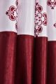 Plain Cotton Fabric Window/Door Curtain (1 Pcs) 4*7Ft. 