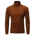 Thermal Underwear Tops Men Winter Clothes Thermal Shirt Autumn Men's Winter Tights High Neck Thin Slim Fit Long Sleeve T-shirt. 