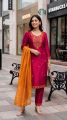 Stylish Fashion Kurti Set For girls | For Women | Pure Cotton | Kurti | Surawal | Shawl. 