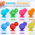 Fidget Sensory Toys with Textured Suction Cups for Autism Anxiety Relief Fidget Stress Toys Early Learning Montessori Kids Toys. 