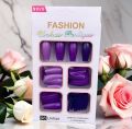95 pcieas Dark purple 💜 light purple Nails. 