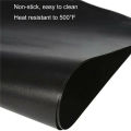 Reusable Non-Stick Black Gas Stove Burner Protectors | 2-Piece Liner Set. 