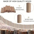 Wooden Dowel Pins  Fluted Wood Dowels Rods, Approx 1/4 x 1.6 inch,5/16 x 1.5 inch 3/8 x 2 inch  Made of Hardwood, 200 Pcs. 
