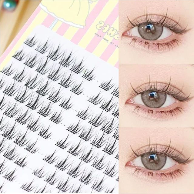 MJ%20Brown%20Sunflower%20False%20Eyelashes%20Black%20Natural%20Manga%20Lashes%20Anime%20Eyelashes%20Large%20Capacity%20Eyelashes%20Extension%20Chinese%20Makeup%20-%20Image%205