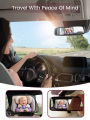 1pc Shatterproof Baby Car Mirror, Universal Rearview for Safe Monitoring of Car Seat, Easy to Install.