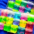 5 Colors 15 Pcs Crystal Bubble Making Slime Clay Mud For Kids, Slime. 