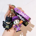 Cartoon Cute Batman Joker Harleen Quinzel Keychain for Women Men Fans Backpack Bag Car Keys Accessories Keys Holder. 