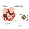 Jujutsu Kaisen Gojo Satoru Ryomen Sukuna Cosplay Brooch Badge Prop Anime Chain Metal Man Woman Pin Props Cartoon Accessories. 