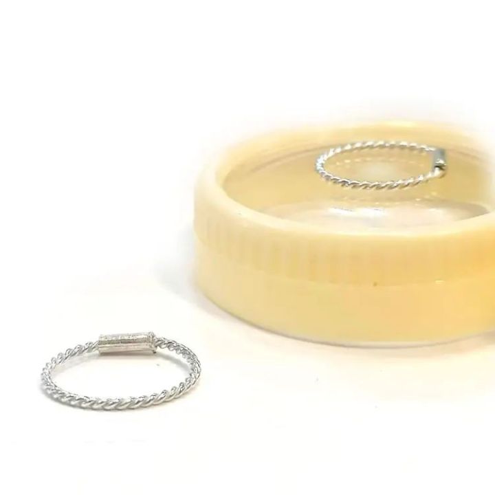 Sterling%20Silver%20Nose%20Ring,%20Real%20Chandi%20Nosering%20for%20girls-%20Twisted%20(2Pcs)%20-%20Image%204