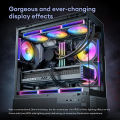 PRISM 7 PRO Case Cooling Fan 12cm ARGB 5V 3Pin 4 Pin PWM Computer Chassis Fan Infinity Mirror Silent Ventilador. 