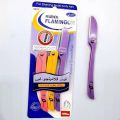 FastFind Original Pack of 3 Feather Flamingo Facial Razors for Face, Eyebrows & Body | Women's Tinkle Hair Removal | 3-Piece Facial Touch-up Razors | Girls' Face Remover Razor. 
