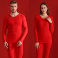 Autumn Winter New Men's Cashmere Silk Soft Comfortable Warm Underwear with Thickened Plush Set for Men Women Thermal Clothing.