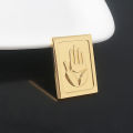 Hot Sale Anime JoJos Bizarre Adventure Brooch Kujo Jotaro Hat Metal Badge Pin For Women Men Cosplay Accessory Gift. 