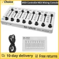 M-VAVE SMC-Mixer Wireless MIDI Controller Mixing Console BT Connection USB Controller Mixer for Most Electroacoustic Instruments. 