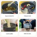 Camping Cookware Set Outdoor Cooking Ultralight Aluminum Pot Kettle cookware Set Portable Travel Tableware Set With Storage Bag. 