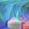 LED Aurora Projector LED Galaxy Night Light USB RGB 7 Modes 360° Rotating Night Sky Light with Remote for Home Theater Room Deco. 