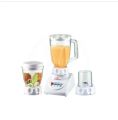 High Quality 3 In 1 Juicer Blender, Chopper, Grinder- White. 
