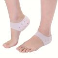 2PCS Heel Cushion Gel Heel Protector for Plantar Fasciitis Achilles Tendonitis Bone Spur Aching Feet Relieve Pain Pedicure Tools.