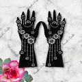 Henna Mehedi Stickers for both hands ( Pair Sticker). 