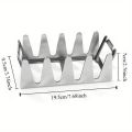 Stainless Steel Multifunctional Barbecue Rack for Outdoor Chicken Leg BBQ. 