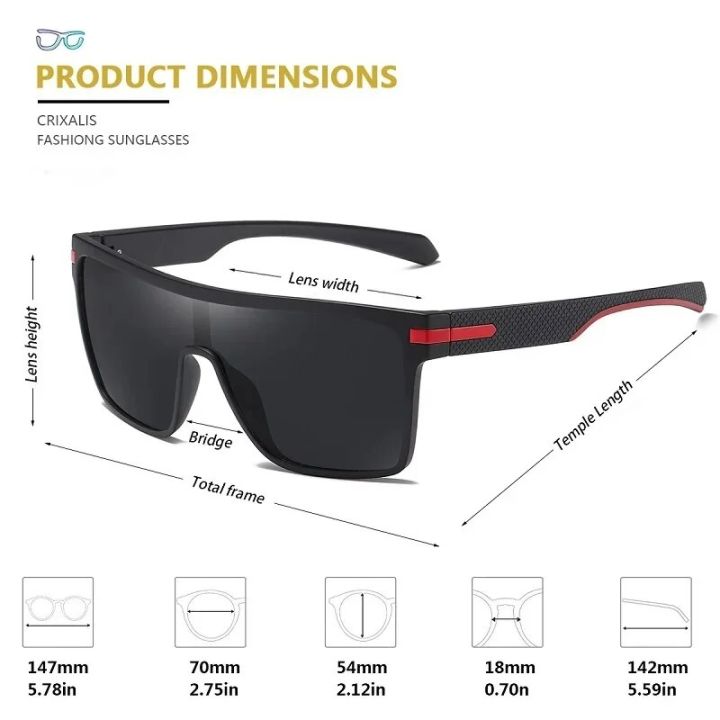 CRIXALIS%20Fashion%20Polarized%20Sunglasses%20For%20Men%20Square%20Oversized%20Anti%20Glare%20Driver%20Mirror%20Sun%20Glasses%20Women%20UV400%20Goggles%20Male%20-%20Image%204