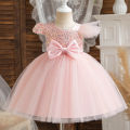 Wedding Party Dresses for Baby Girls 2024 New Sequin Princess Birthday Christmas Gown for 1-5Y Kids Elegant Formal Evening Dress. 