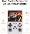 4 IN 1 Storage Case Game Console Travel Carrying Bag Screen Protectors Tempered Glass Film for R36S R36MAX K36 Accessories. 