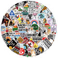 100Pcs Cartoon Snarky MEME Stickers Decals For Phone Scrapbook Skateboard Suitcase Refrigerator Graffiti Aesthetic Stickers. 