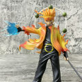 Naruto AK Uzumaki AK Sasuke Anime Figure GK Double Head Carving Collectible Decor Desktop Ornament Statue Model Toy. 