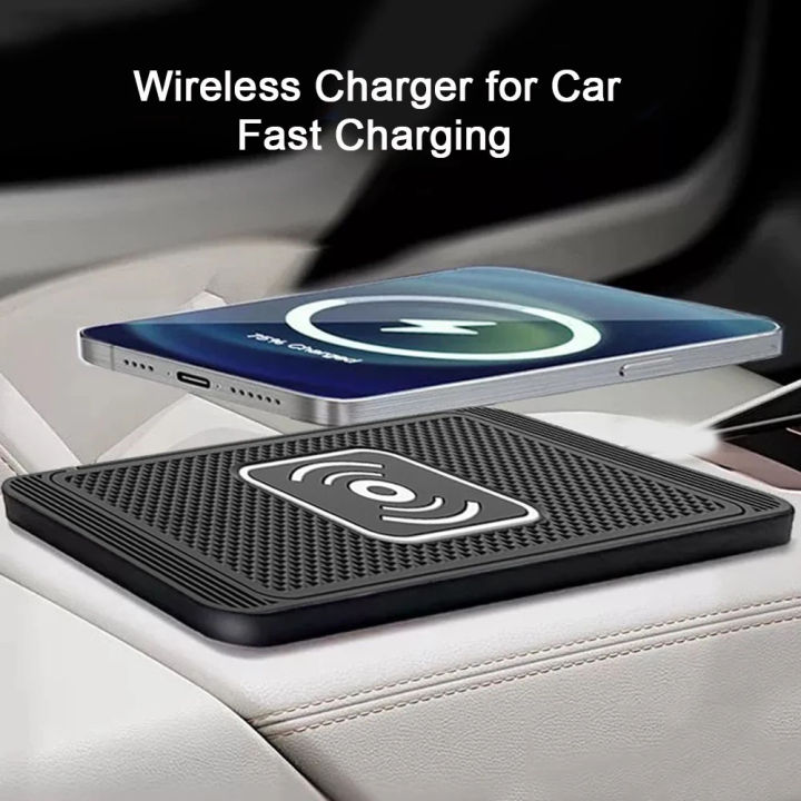Wireless Charger for Car Fast Charger for Iphone 16 15 14 13 12 Pro Max Car Wireless Charger Type C Non-slip Pad