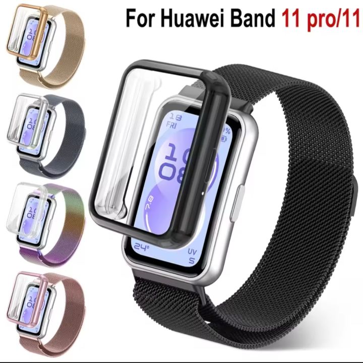 Soft Protective TPU Cover For Huawei Band 11, 11 Pro Case TPU Full Screen Protector Shell Bumper Plated Case
