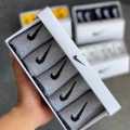 Nike Socks 5 Pairs Sports Cotton Casual Mid Crew.