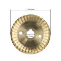 1PC Brass Water Pump Impellers Self-Priming Pump Double-Sided Copper Pump Impeller Pump Replacement Parts.