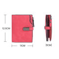 Baellerry Women Wallets Short Magnetic Buckle Top Quality Card Holder Female Purse Zipper Wallet For Women. 