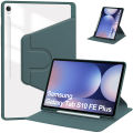 For Samsung Tab S10 FE Plus Case with Pen Holder 360 Rotating Acrylic Stand Cover For Galaxy tab s10 fe plus Case sm-x620 13.1".