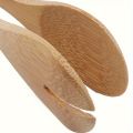 1pc, Serving Tongs, Food Tongs, Barbecue Tongs, Wooden Fruit Tongs,Bread Tongs,Steak Tongs,Salad Tongs, Dessert Tongs for Buffet. 