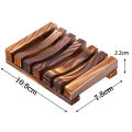 Natural Bamboo Soap Holder Wooden Bathroom Soap Storage Rack Prevent Mildew Soap Draining Box Organizers Bathroom Accessories. 